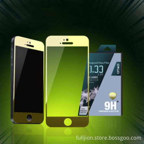 Color tempered glass screen protector for iPhone5/5c/5s